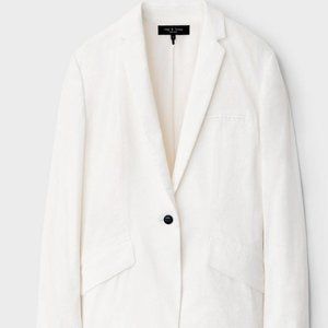 RAG AND BONE WHITE BLAZER